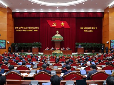 Khai mạc Hội nghị lần thứ 15 Ban Chấp hành Trung ương Đảng khóa XIII