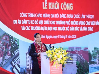 Dự lễ khởi công 3 ngôi trường vùng dân tộc, Thủ tướng mong các thầy, cô giáo tiếp tục phát huy tinh thần "cắm bản, gieo chữ, giữ nước”