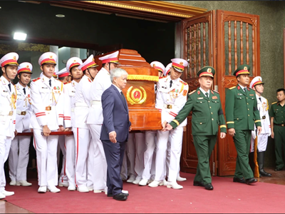 Lễ truy điệu Đại tướng, Anh hùng LLVT nhân dân Lê Văn Dũng