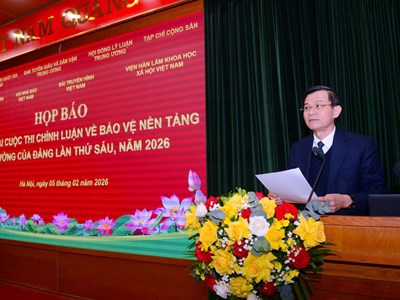 Phát động Cuộc thi chính luận về bảo vệ nền tảng tư tưởng của Đảng lần thứ Sáu, năm 2026