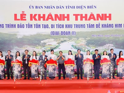 Thủ tướng dự khánh thành tôn tạo di tích đề kháng Him Lam