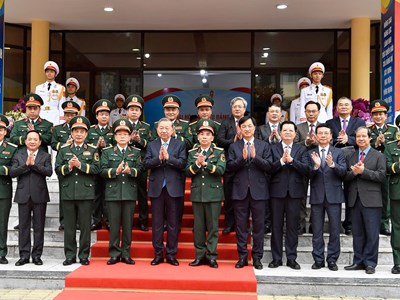 Tổng Bí thư Tô Lâm thăm và làm việc với Học viện Kỹ thuật quân sự