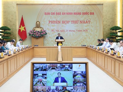 Thủ tướng: Bảo vệ vững chắc an toàn, an ninh mạng, an dân