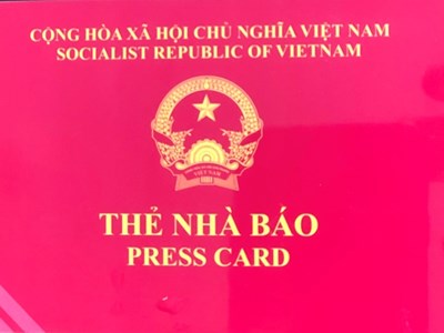 Tiếp tục gia hạn sử dụng Thẻ nhà báo kỳ hạn 2021-2025 đến hết tháng 6.2026