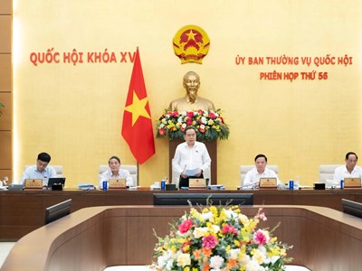 Khai mạc Phiên họp thứ 56 của Ủy ban Thường vụ Quốc hội