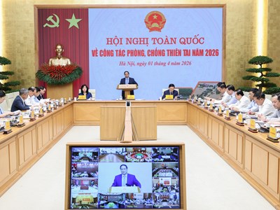 Thủ tướng chủ trì Hội nghị toàn quốc về phòng chống thiên tai