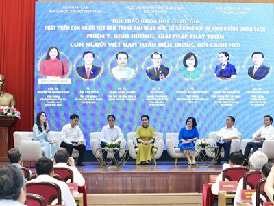 Cơ sở khoa học và định hướng chính sách phát triển con người Việt Nam trong giai đoạn mới