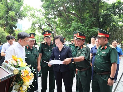 Ngày 6.7, sẽ triển khai quy tập hài cốt liệt sĩ tại công viên Lê Thị Riêng
