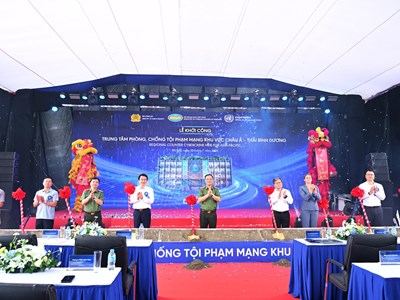 Khởi công xây dựng Trụ sở Trung tâm phòng, chống tội phạm mạng khu vực châu Á - Thái Bình Dương
