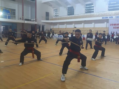 Hơn 120 HLV, trọng tài, võ sư tập huấn chuyên môn võ cổ truyền