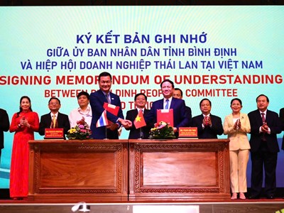 Bình Định và Thái Lan ký kết hợp tác đầu tư phát triển 