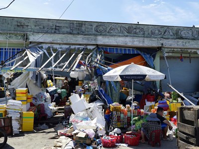 Nhiều cảng cá ở Gia Lai tan hoang vì bão số 13