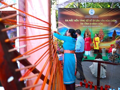 Đem văn hóa truyền thống dân tộc Chăm quảng bá đến du khách