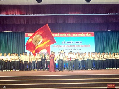 Gia Lai xuất quân tham dự Đại hội Thể thao toàn quốc lần thứ X