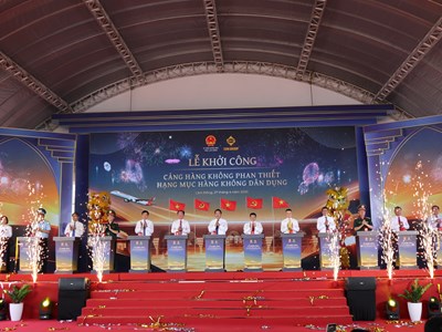 Lâm Đồng: Khởi công dự án Cảng hàng không Phan Thiết - hạng mục hàng không dân dụng