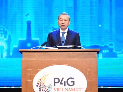 Tổng Bí thư Tô Lâm phát biểu thông điệp chính sách tại Hội nghị P4G Việt Nam 2025 