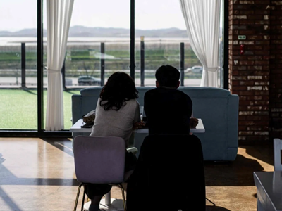 Quán cà phê hiếm hoi ở biên giới Hàn Quốc - Triều Tiên thu hút du khách