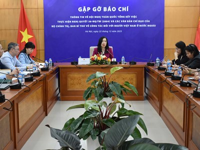 Sắp diễn ra Hội nghị toàn quốc tổng kết 20 năm thực hiện công tác người Việt ở nước ngoài