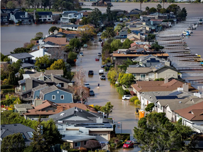 Lũ lụt và thuỷ triều gây ngập úng nghiêm trọng tại bang California (Mỹ)