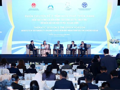 Xây dựng đô thị hiện đại, thích ứng với thiên tai và biến đổi khí hậu
