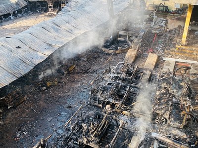 Vi phạm phòng cháy chữa cháy, tháo dỡ nhà xe