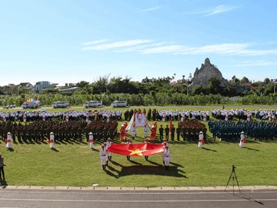 Đồng loạt ra mắt lực lượng tham gia bảo vệ an ninh trật tự  cơ sở