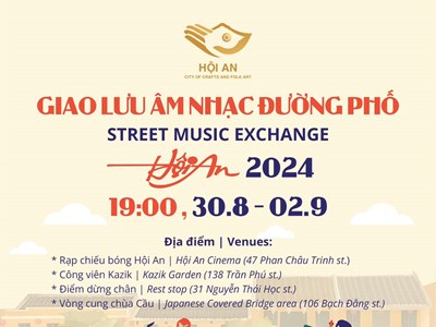Giao lưu âm nhạc đường phố - Hội An 2024