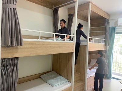 Khu nghỉ dưỡng Hoiana bố trí 100 phòng ở, sẵn sàng đón 400 người dân vào tránh bão