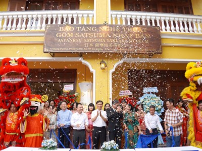 Khai trương Bảo tàng Nghệ thuật gốm Satsuma Nhật Bản đầu tiên tại Việt Nam