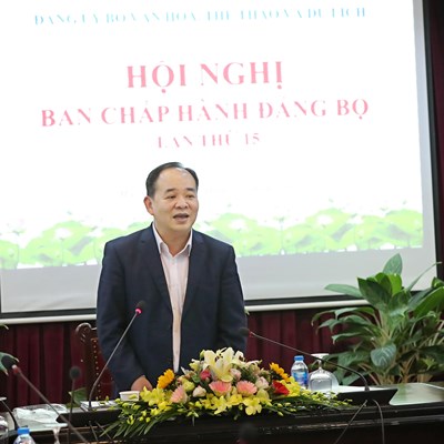 Hội nghị Ban chấp hành Đảng bộ Bộ VHTTDL - Anh 2