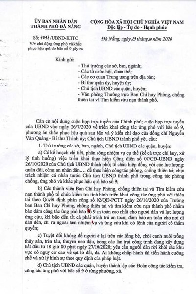 Đà Nẵng: Nghiêm cấm người dân ra khỏi nhà từ 20 giờ tối nay - Anh 1