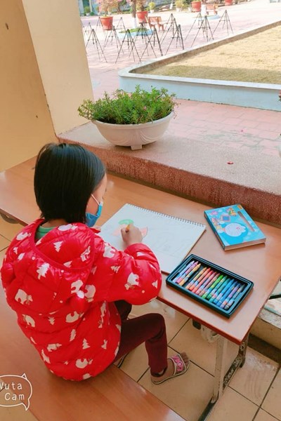 Chuyện của Lớp 1C trong khu cách ly ở Thành phố Chí Linh - Anh 10