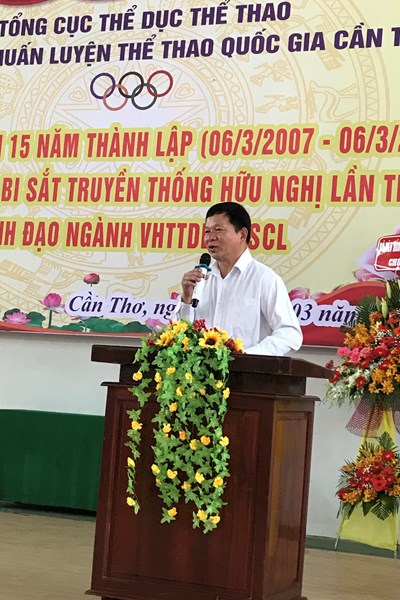 Trung tâm HLTT Quốc gia Cần Thơ kỷ niệm 15 năm thành lập - Anh 1