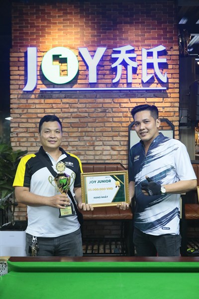 Cơ thủ Huỳnh Quý vô địch giải JOY HEYBALL Junior 2023 - Anh 2