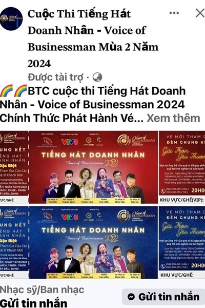 VTV8 cảnh báo thông tin lừa đảo về Cuộc thi tiếng hát doanh nhân mùa 2 - Anh 1