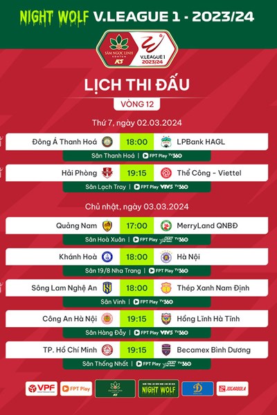 Ba trận đấu tại vòng 12 V.League 1 2023/2024 sử dụng công nghệ VAR - Anh 2