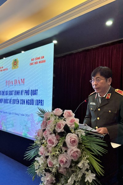 Toạ đàm về Cơ chế rà soát định kỳ phổ quát của Liên Hợp Quốc về quyền con người - Anh 1