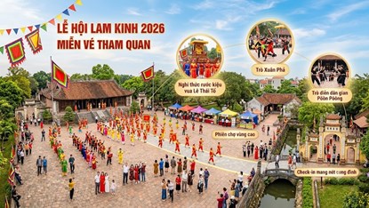 Lễ hội Lam Kinh 2026: Miễn phí vé tham quan Di tích quốc gia đặc biệt Lam Kinh 