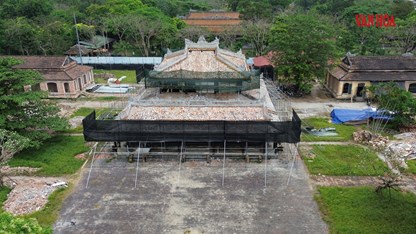 Hạ giải để tu bổ di tích trường học dưới triều Nguyễn