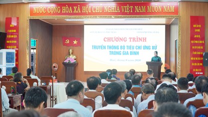 Huế lan tỏa Bộ tiêu chí ứng xử trong gia đình đến cộng đồng