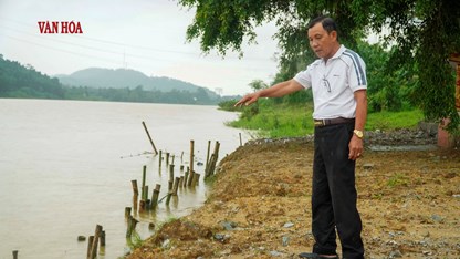 Xói lở đe dọa các công trình di tích, khu dân cư ven sông Hương