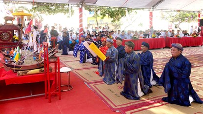 Trang nghiêm Lễ Khao lề thế lính Hoàng Sa, tri ân hùng binh giữ biển đảo