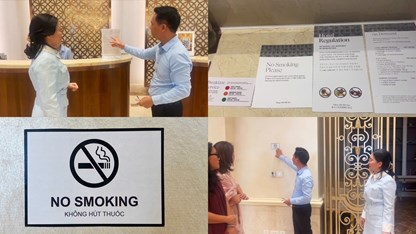 Khẳng định cam kết phát triển du lịch xanh với mô hình khách sạn không thuốc lá