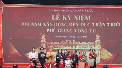 Một thế kỷ Đền Đức Trần triều - Dấu ấn lịch sử, tâm linh trên đất Mỹ Đức
