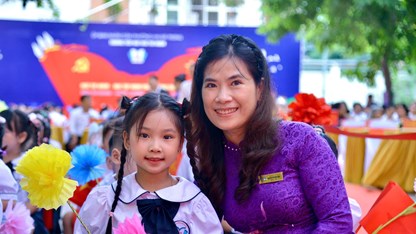 Học sinh cả nước hân hoan trong ngày khai giảng
