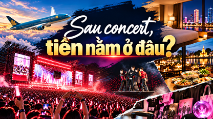 Sau concert, tiền nằm ở đâu?