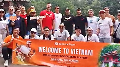 Đoàn Pickleball hàng đầu thế giới đã có nhiều trải nghiệm tại thủ đô Hà Nội trong hành trình “City Tour”