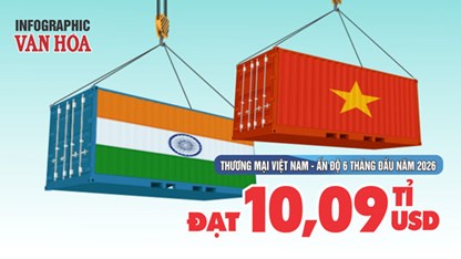 Kim ngạch thương mại Việt Nam - Ấn Độ đạt 10,09 tỉ USD sau 6 tháng