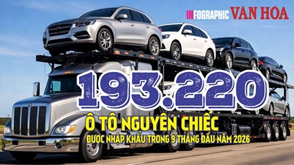 Việt Nam nhập gần 200.000 ô tô, tăng gần 25%