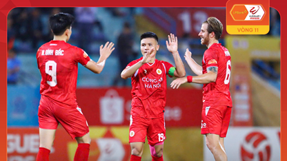 Highlight CAHN vs Hà Tĩnh: Quang Hải toả sáng, chiến thắng tưng bừng